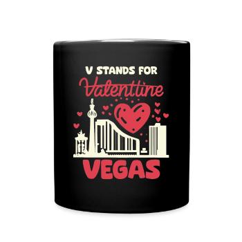 T-shirt Vegas au lieu de la Saint-Valentin – Sarcastic G - Mug uni - noir - Devant