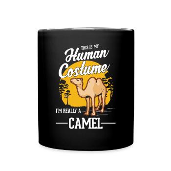 Camel Costume Halloween Egypt - Full Colour Mug - black - Front