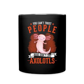 Axolotl cadeau amphibien axolotl - Mug uni - noir - Devant