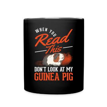 Guinea Pig Gift Guinea Pig - Full Colour Mug - black - Front