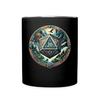 Jeu de rôle RPG Maître du jeu vidéo Gamer - Mug uni - noir - Devant