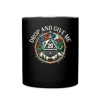 Jeu de rôle RPG Maître du jeu vidéo Gamer - Mug uni - noir - Devant