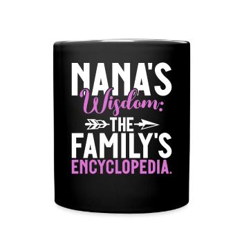 Nana Gifts - Full Colour Mug - black - Front