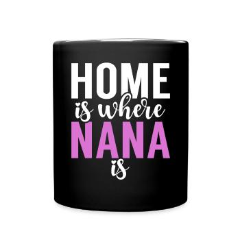 Nana Gifts - Tasse einfarbig - Schwarz - Vorne