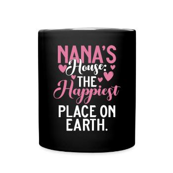 Nana Gifts - Tasse einfarbig - Schwarz - Vorne