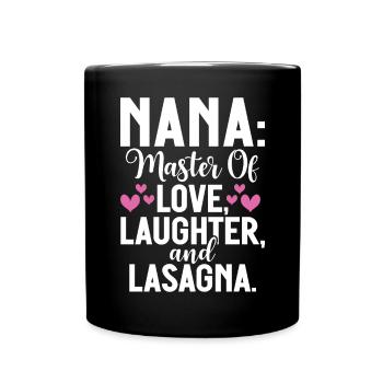 Nana Gifts - Tasse einfarbig - Schwarz - Vorne