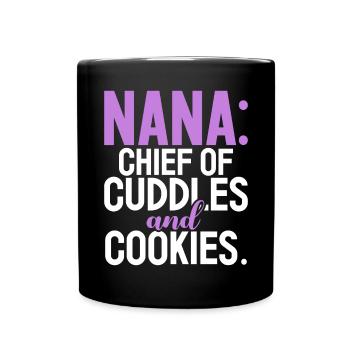 Nana Gifts - Tasse einfarbig - Schwarz - Vorne