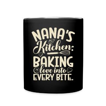 Nana Gifts - Tasse einfarbig - Schwarz - Vorne