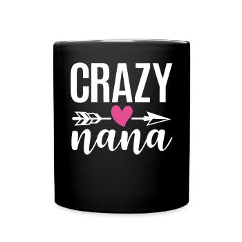 Nana Gifts - Tasse einfarbig - Schwarz - Vorne