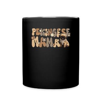 Pékinois Groovy Pékinois Maman - Mug uni - noir - Devant