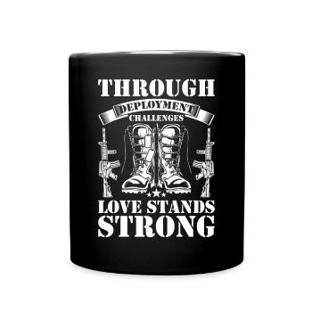 Deployment Distance Military Deployment Item - Full Colour Mug - black - Front