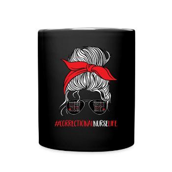 Nurse Penitentiary Prison - Full Colour Mug - black - Front
