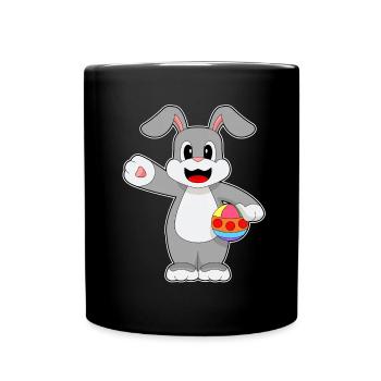 Œuf de Pâques Bunny - Mug uni - noir - Devant