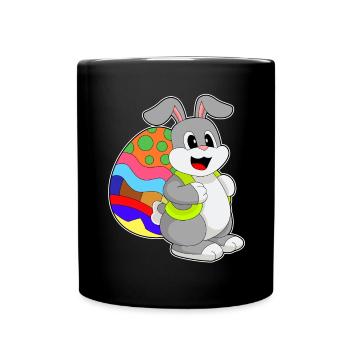 École de Pâques Bunny - Mug uni - noir - Devant