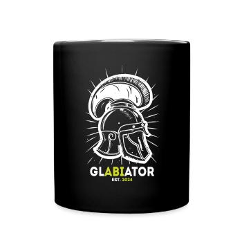 Glabiator Studium Abschlussklasse Abitur Abi 2024 - Tasse einfarbig - Schwarz - Vorne