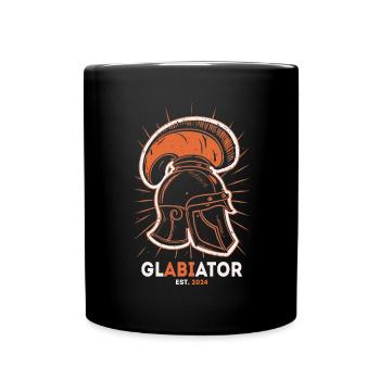 Glabiator Studium Abschlussklasse Abitur Abi 2024 - Tasse einfarbig - Schwarz - Vorne