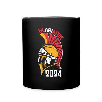 Glabiator Studium Abschlussklasse Abitur Abi 2024 - Tasse einfarbig - Schwarz - Vorne