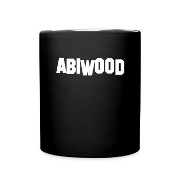 Abiwood Abitur - Tasse einfarbig - Schwarz - Vorne