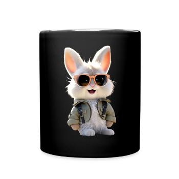 Lapin lapin lièvre lapin cadeau lapins mignons - Mug uni - noir - Devant