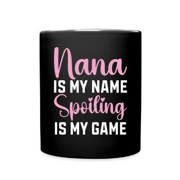 Nana Gifts - Tasse einfarbig - Schwarz - Vorne