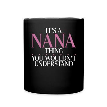 Nana Gifts - Tasse einfarbig - Schwarz - Vorne