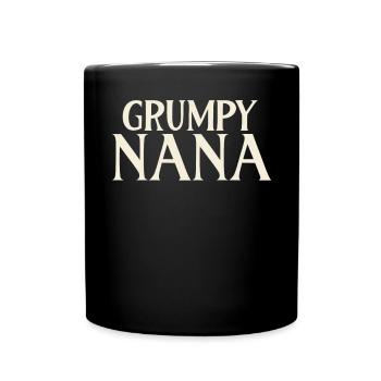 Nana Gifts - Tasse einfarbig - Schwarz - Vorne