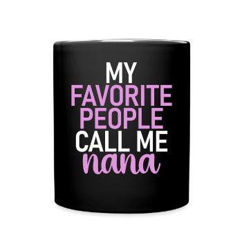 Nana Gifts - Full Colour Mug - black - Front
