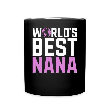 Nana Gifts - Tasse einfarbig - Schwarz - Vorne