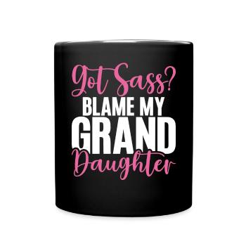 Granddaughter Gifts - Full Colour Mug - black - Front