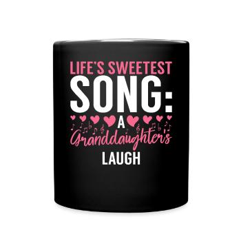 Granddaughter Gifts - Full Colour Mug - black - Front