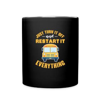 Bus Driver Bus Driver Bus Schuhlbus Gift - Full Colour Mug - black - Front