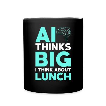 Artificial Intelligence Ai Lovers - Full Colour Mug - black - Front