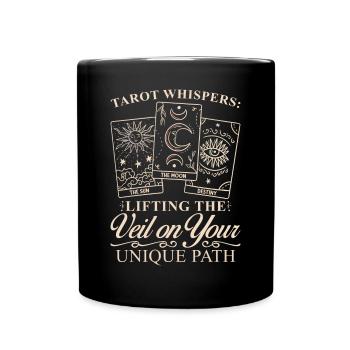 Carte de Tarot - Mug uni - noir - Devant