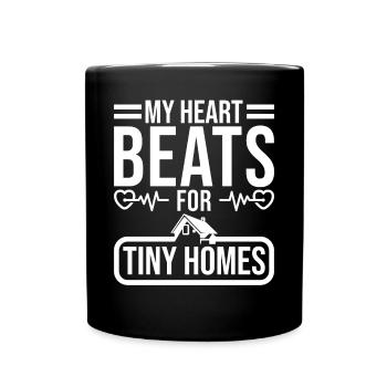 Tiny House und Tiny Home Design für Eigentümer - Tasse einfarbig - Schwarz - Vorne