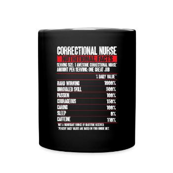 Pénitencier d’infirmières - Mug uni - noir - Devant