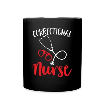 Nurse Penitentiary Prison - Full Colour Mug - black - Front