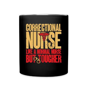 Nurse Penitentiary Prison - Full Colour Mug - black - Front