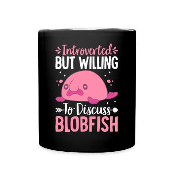 Funny introvert - Full Colour Mug - black - Front