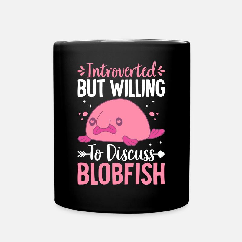 Lustiger Introvertierter - Tasse einfarbig - Schwarz