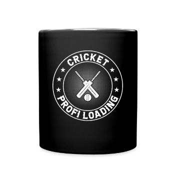 Cricket Professional Loading - Joueur de cricket Cricketer C - Mug uni - noir - Devant