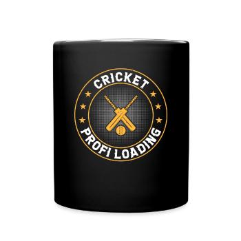 Cricket Professional Loading - Cricketing Cricketer Crick - Mug uni - noir - Devant