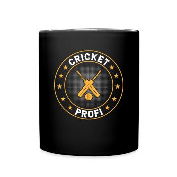 Cricket Professional - Jeu de cricket Cricketer Cricket - Mug uni - noir - Devant