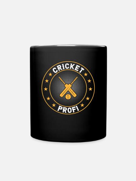 Cricket Profi - Cricket Game Cricketer Cricketing - Tasse einfarbig - Schwarz