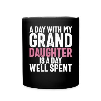 Granddaughter Gifts - Full Colour Mug - black - Front