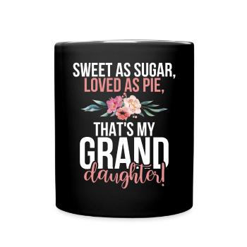 Granddaughter Gifts - Full Colour Mug - black - Front