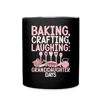 Granddaughter Gifts - Full Colour Mug - black - Front