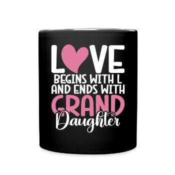 Granddaughter Gifts - Full Colour Mug - black - Front