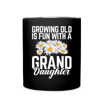 Granddaughter Gifts - Full Colour Mug - black - Front