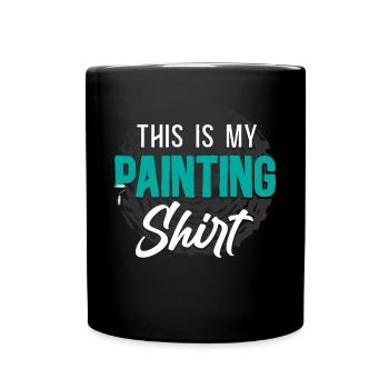 House Painter Decorator This Is My - Tasse einfarbig - Schwarz - Vorne