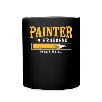 House Painter Decorator Painter In - Full Colour Mug - black - Front
